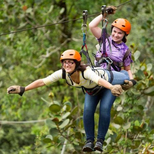 zip line - two people